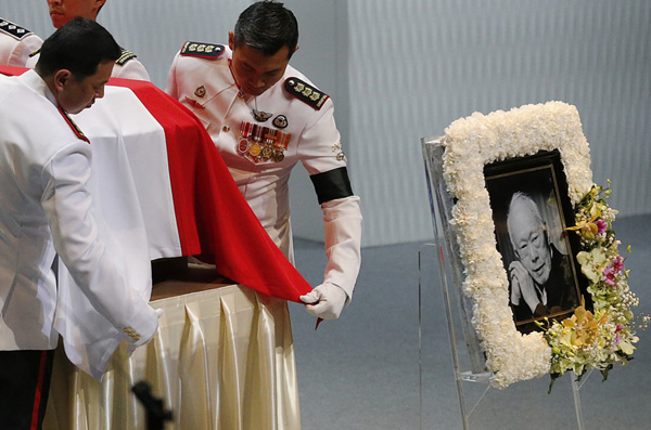 Chinese Vice President attends Lee Kuan Yew's funeral