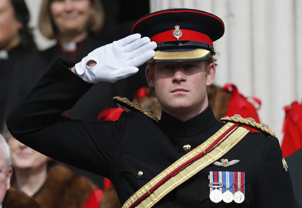 British Prince Harry reports for duty in Australia next week