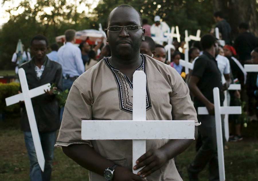Vigil held to mourn victims of al Shabaab attack in Kenya