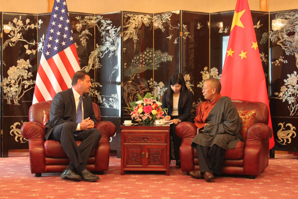 Tibetan lawmaker meets US Rep