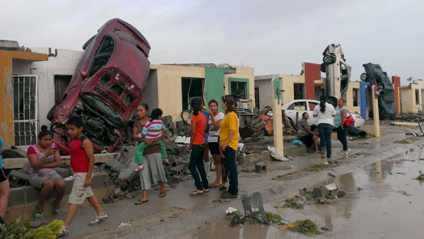 Tornado kills at least 13 in Mexican border with US
