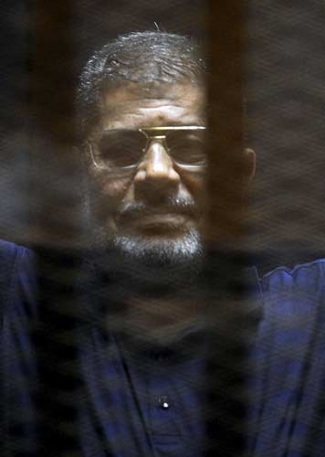 Egypt court gives Mursi life in prison in espionage case