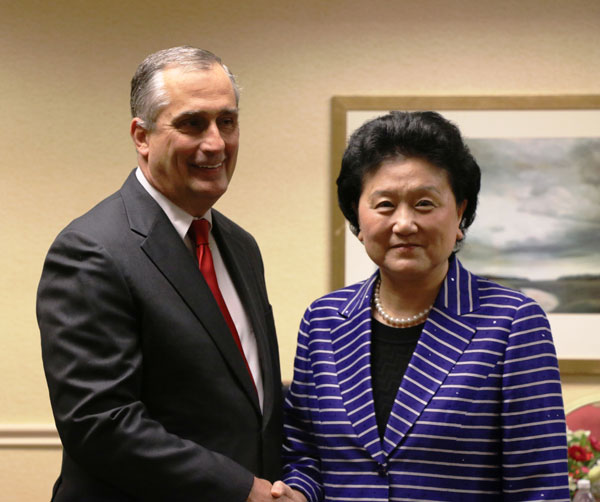 Liu meets Intel CEO