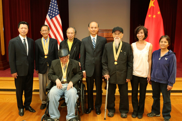 WWII veterans awarded medals for victory efforts