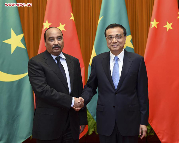 China, Mauritania pledge closer cooperation