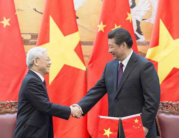 High-level exchanges between China and Vietnam