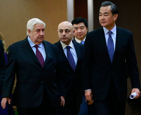 More aid from China set for Syria