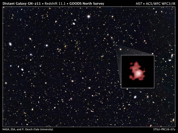 Hubble spots farthest known galaxy in universe