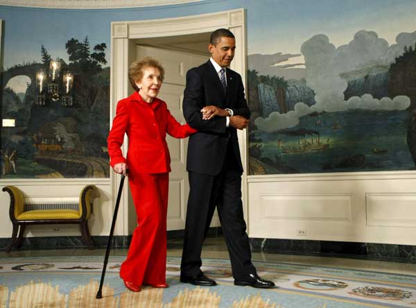 Former US First Lady Nancy Reagan dies at 94