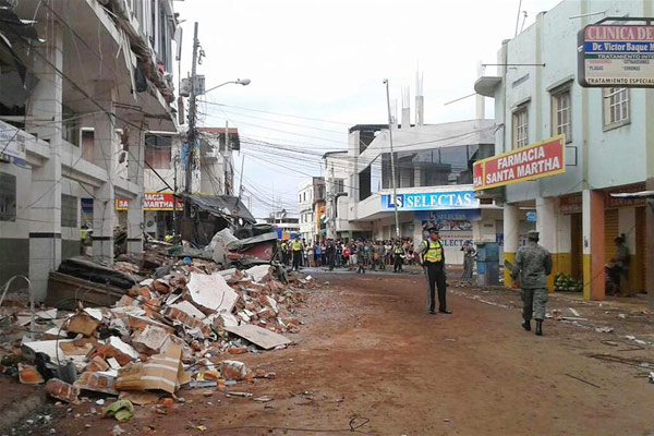 Earthquake in Ecuador kills 235, injures 1,557