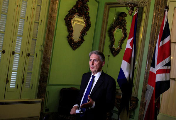 British FM visits Cuba for 1st time since 1959