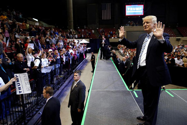 Trump poised to be competitive presidential candidate