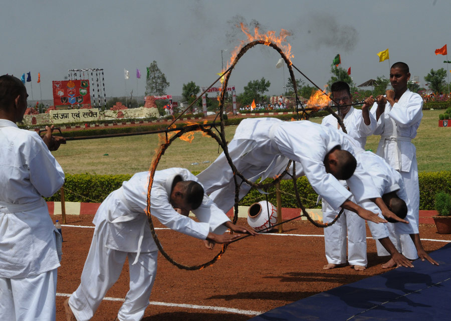232 Indian cadets take part in parade in Bhopal