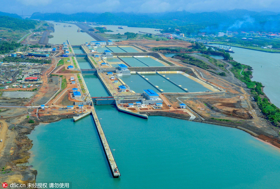 Panama Canal opens with Chinese ship making first passage