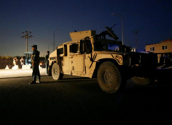 Powerful blast rocks Afghan capital amid darkness: witnesses