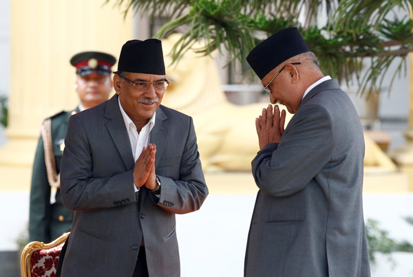 Nepal's newly elected PM takes oath