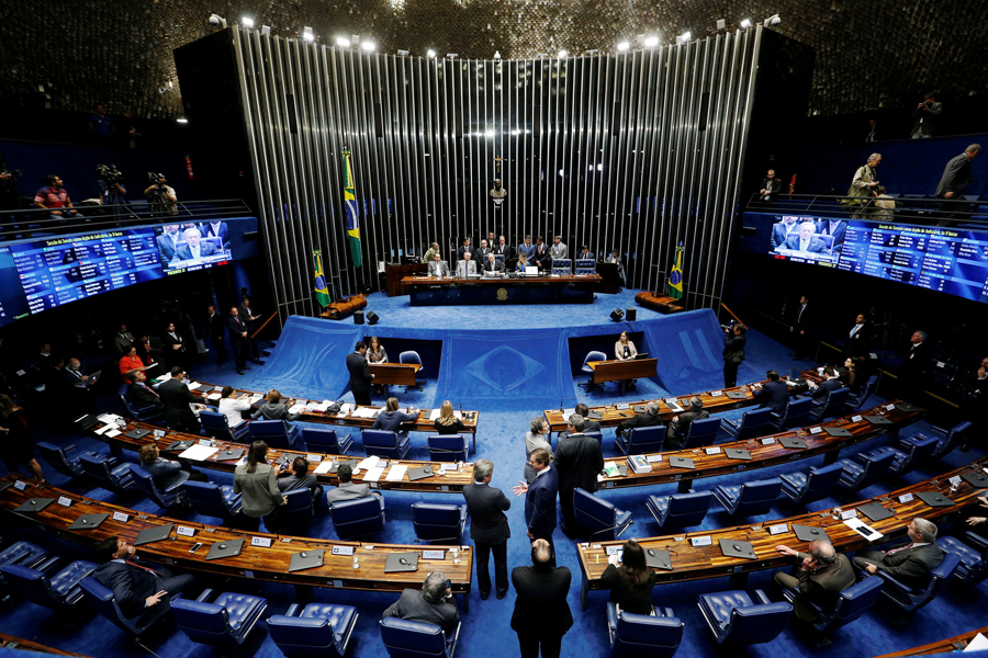 Brazil's Senate begins Rousseff's impeachment trial