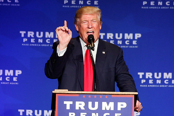 Donald Trump rushed off stage in Nevada amid disturbance