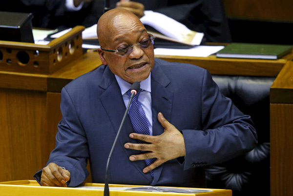 S.Africa wants to work with US in promoting peace: Zuma