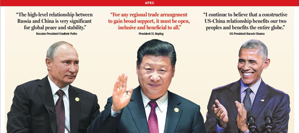 Xi: Asia-Pacific needs inclusive trade