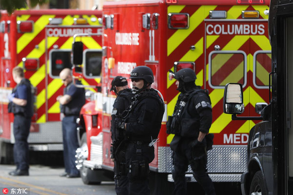 11 hurt in student car-knife rampage at Ohio State University