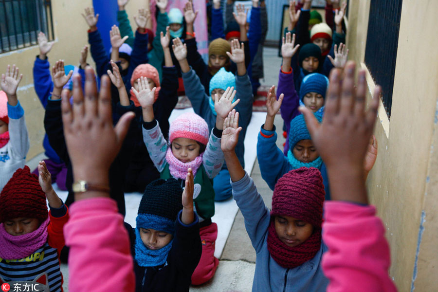 First school for HIV positive children in Nepal