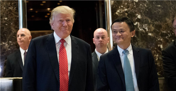 Alibaba's Jack Ma meets with Trump