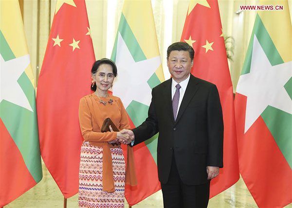 Beijing backs Myanmar peace process
