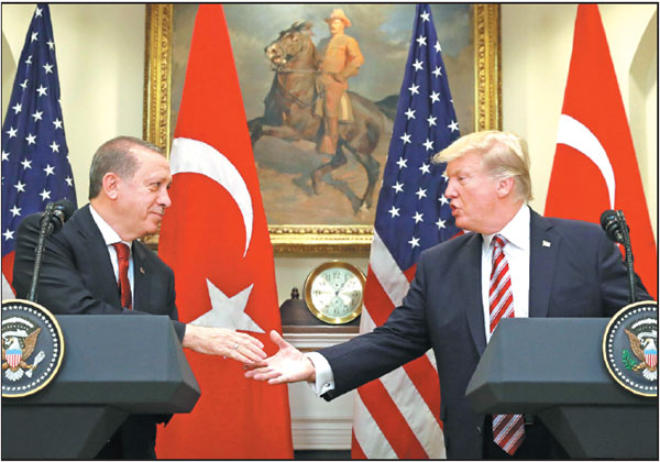 US, Turkish leaders put best face on ties