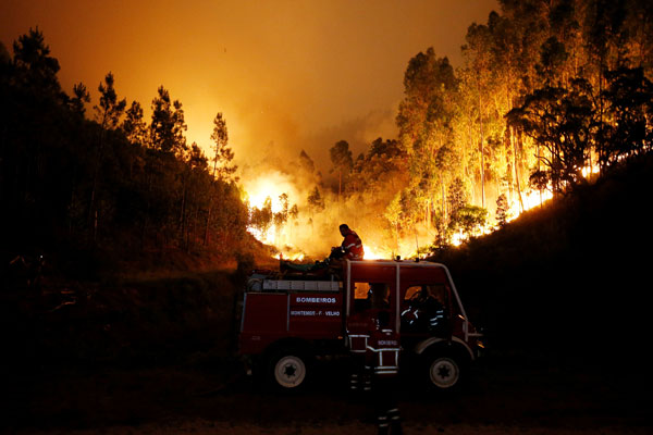 Portugal forest fire death toll rises to 39