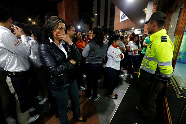 3 killed, 9 injured in Bogota shopping mall blast