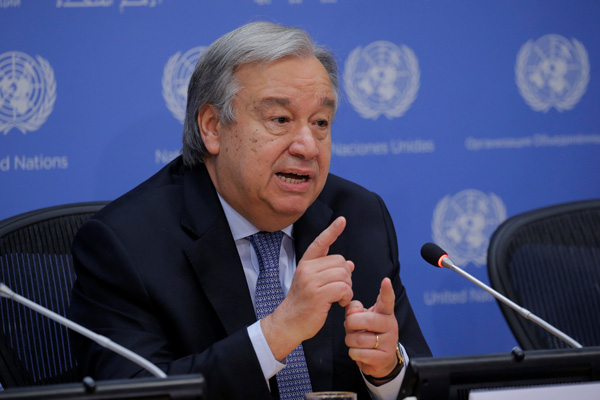 UN chief calls for action on World Refugee Day