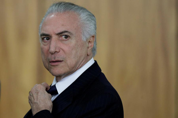 Brazil's prosecutor-general formally accuses President Temer of corruption