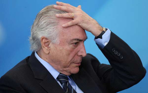 Brazilian President Temer survives parliamentary commission vote