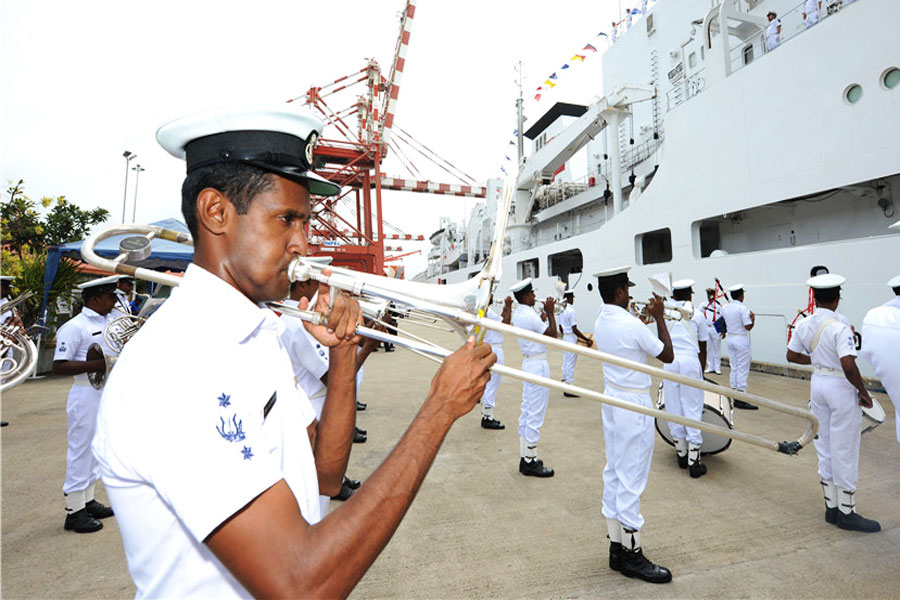 China's naval hospital ship makes first visit to Sri Lanka