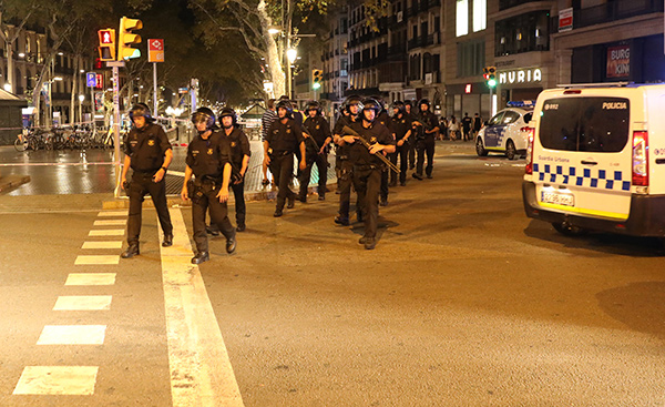 Hong Kong tourist slightly injured in terrorist attack in Barcelona