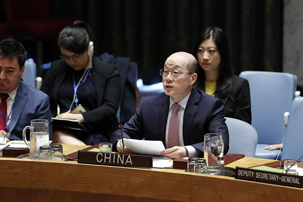 China calls for holistic approach to UN peacekeeping