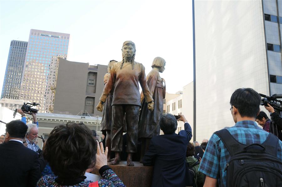 'Comfort women' memorial unveiled in San Francisco