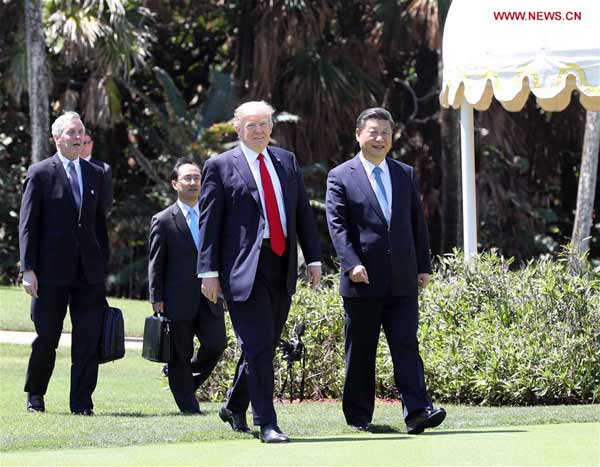 Trump congratulates Xi on being re-elected general secretary of CPC Central Committee