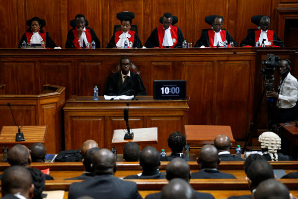 Kenya's Supreme Court upholds Kenyatta's re-election
