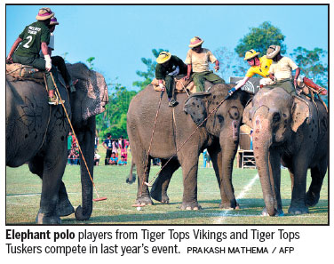 Final whistle for elephant polo in Nepal after 35 years