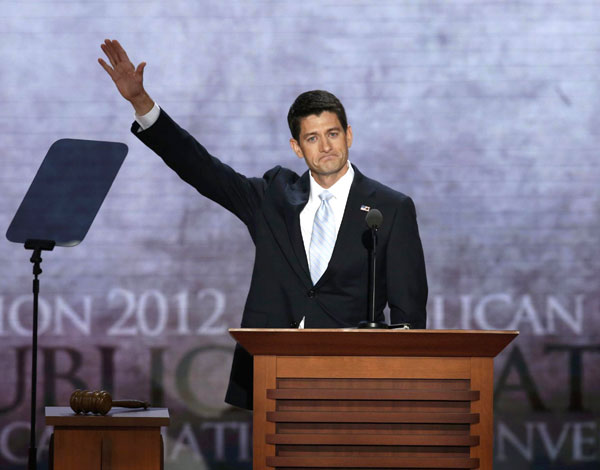 Paul Ryan accepts Republican Party's VP nomination