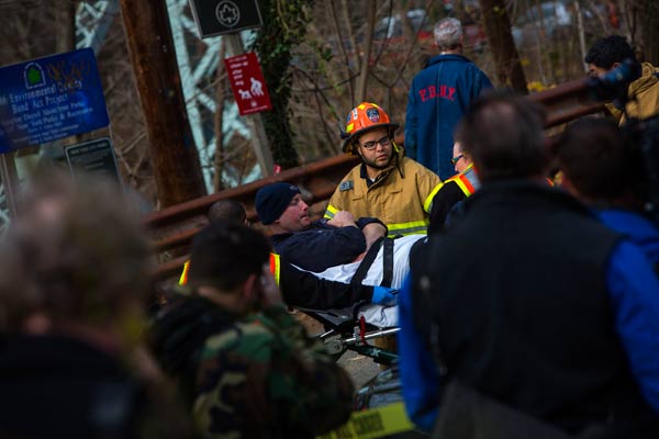 New York train derails, four dead, 63 injured: transit officials