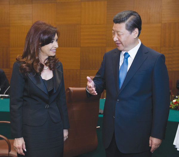 China, Argentina ties aim for higher level