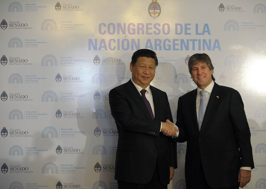 President Xi tours Argentina