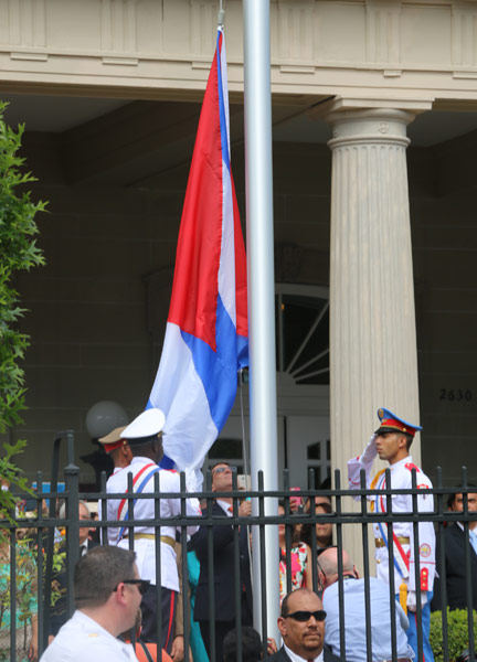 Cuba embassy opens in DC