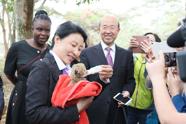 China donates towards Kenya's wildlife protection