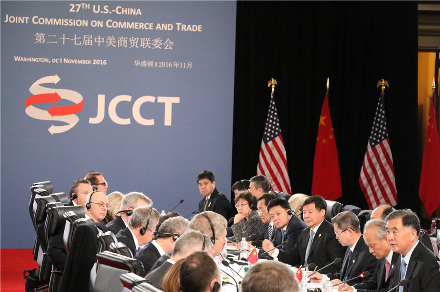 Chinese, US officials meet for 27th China-US Joint Commission on Commerce and Trade