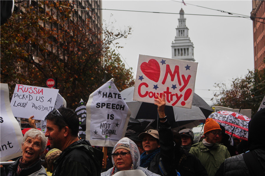 Election protests continue in Bay Area