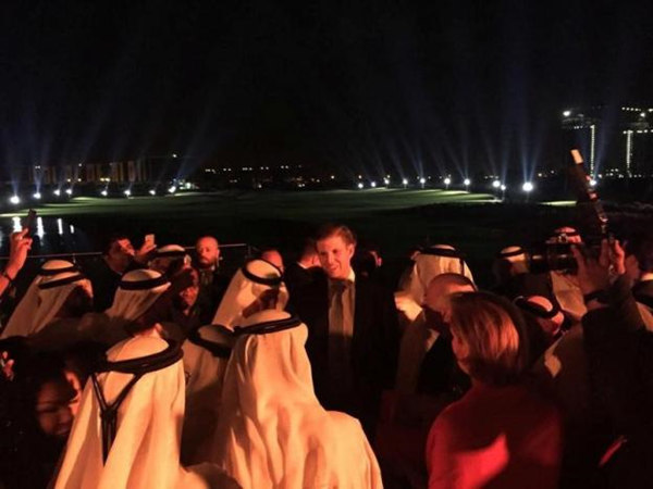 Trump sons open Dubai golf course, praise US ally